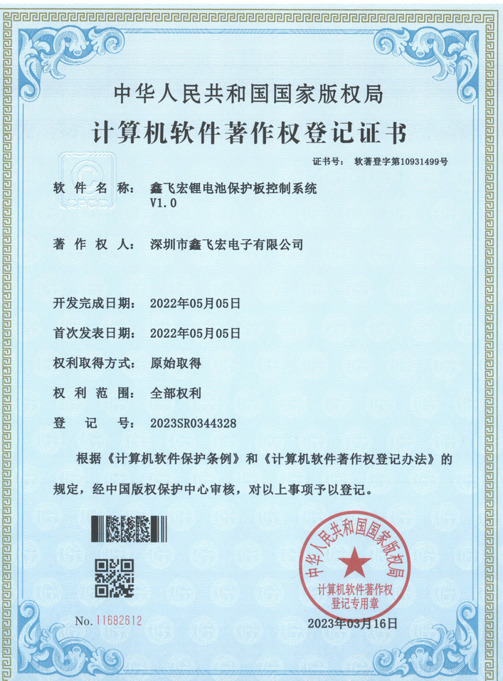 Computer Software Copyright Registration Certificate